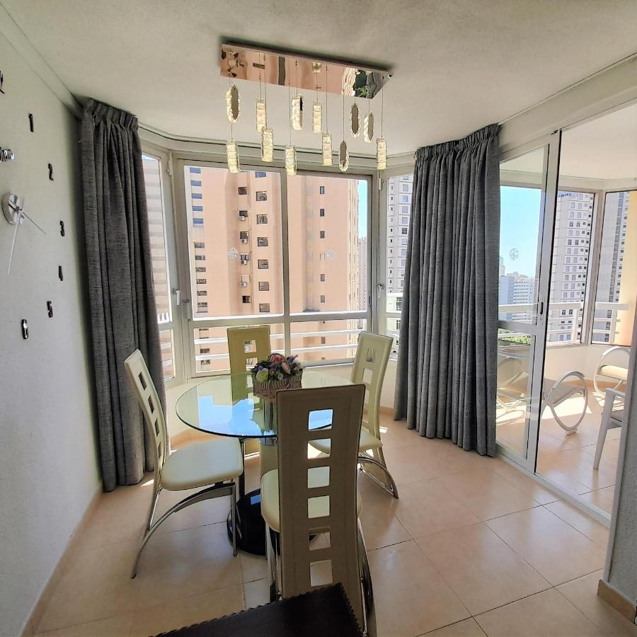 Apartment Glamour Alhambra Rincon De Loix Benidorm-Sea View-Free Parking, Wi-Fi, Pool, New Air Conditioning Buitenkant foto
